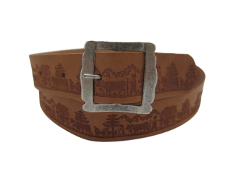 Ledergurt Branding Alpsommer 30+35mm (11065/120)